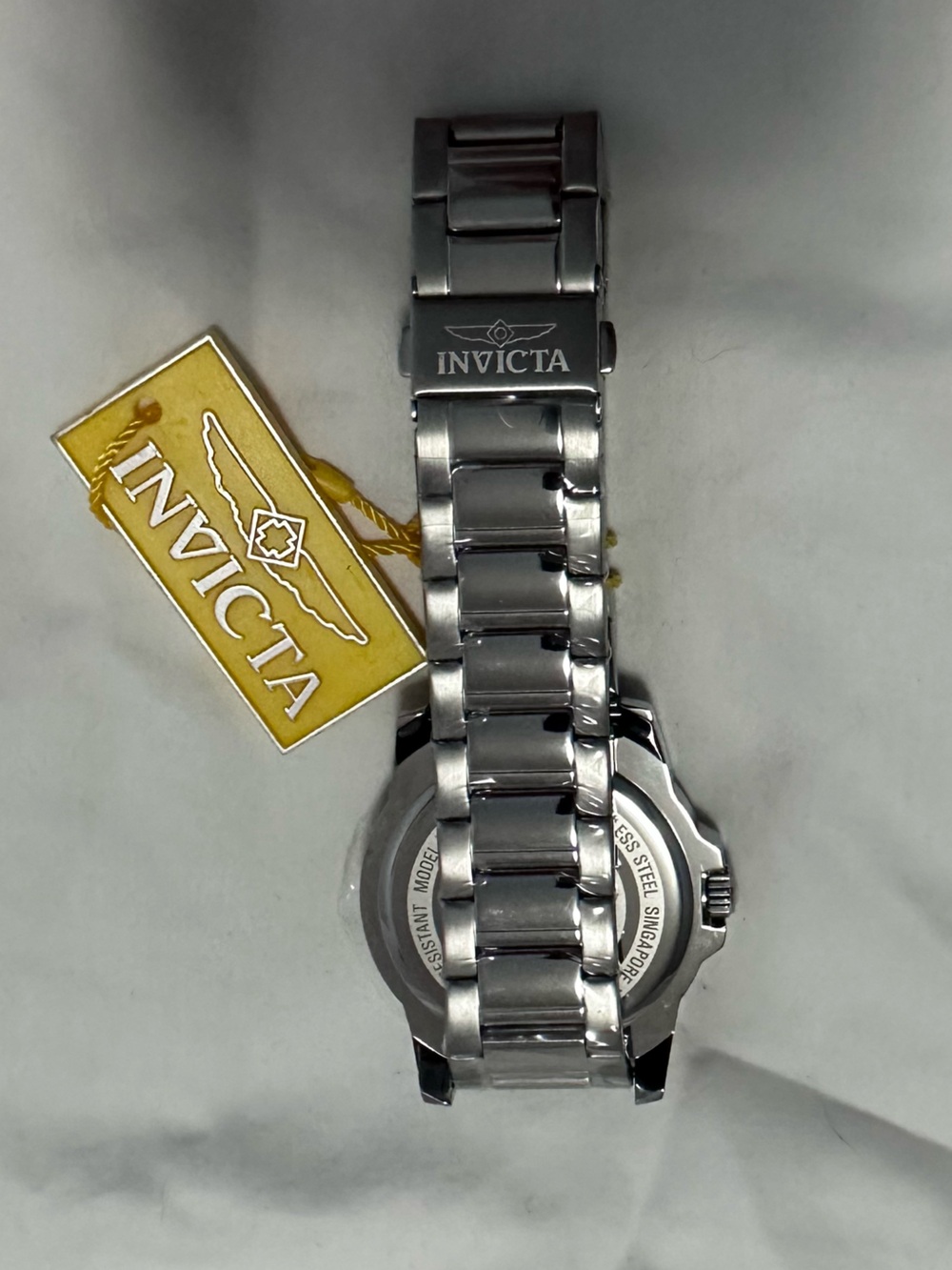 Invicta Speedway NWT Men's 48912 Light Turquoise Blue Stainless Steel Watch Box - Picture 8 of 13